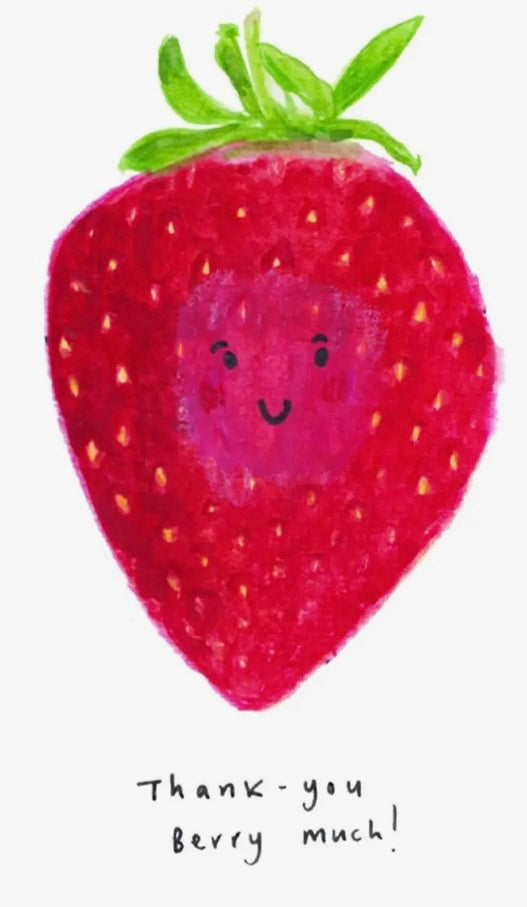 Strawberry Thank You Card