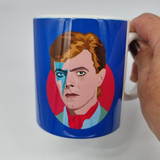 David Bowie Mug - Dark Blue