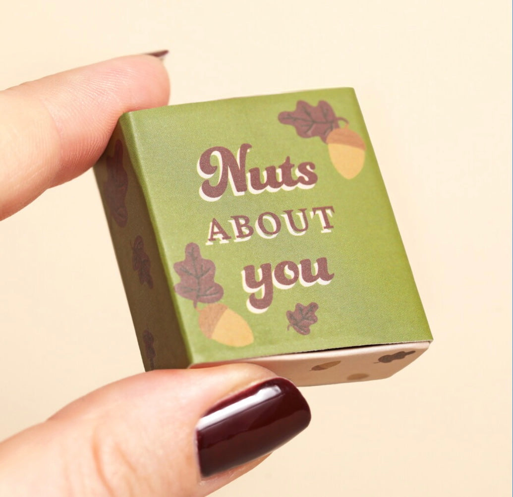 Tiny Matchbox Ceramic Squirrel Token