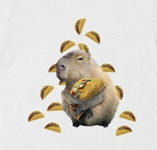 Capybara Tacos T-Shirt