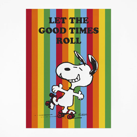 Peanuts - Snoopy -Good Times Tea Towel