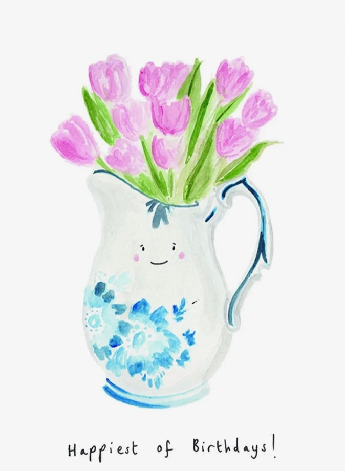 Tulips Birthday Card