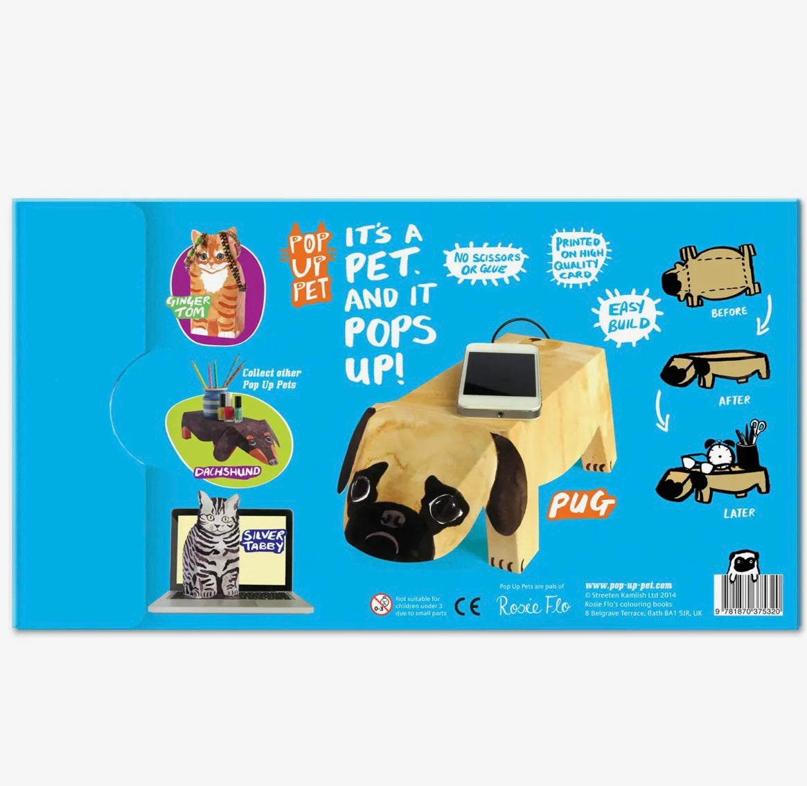 Pop Up Pet Pug