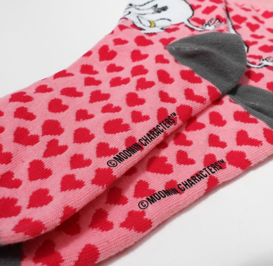 Moomin Heart Print Socks