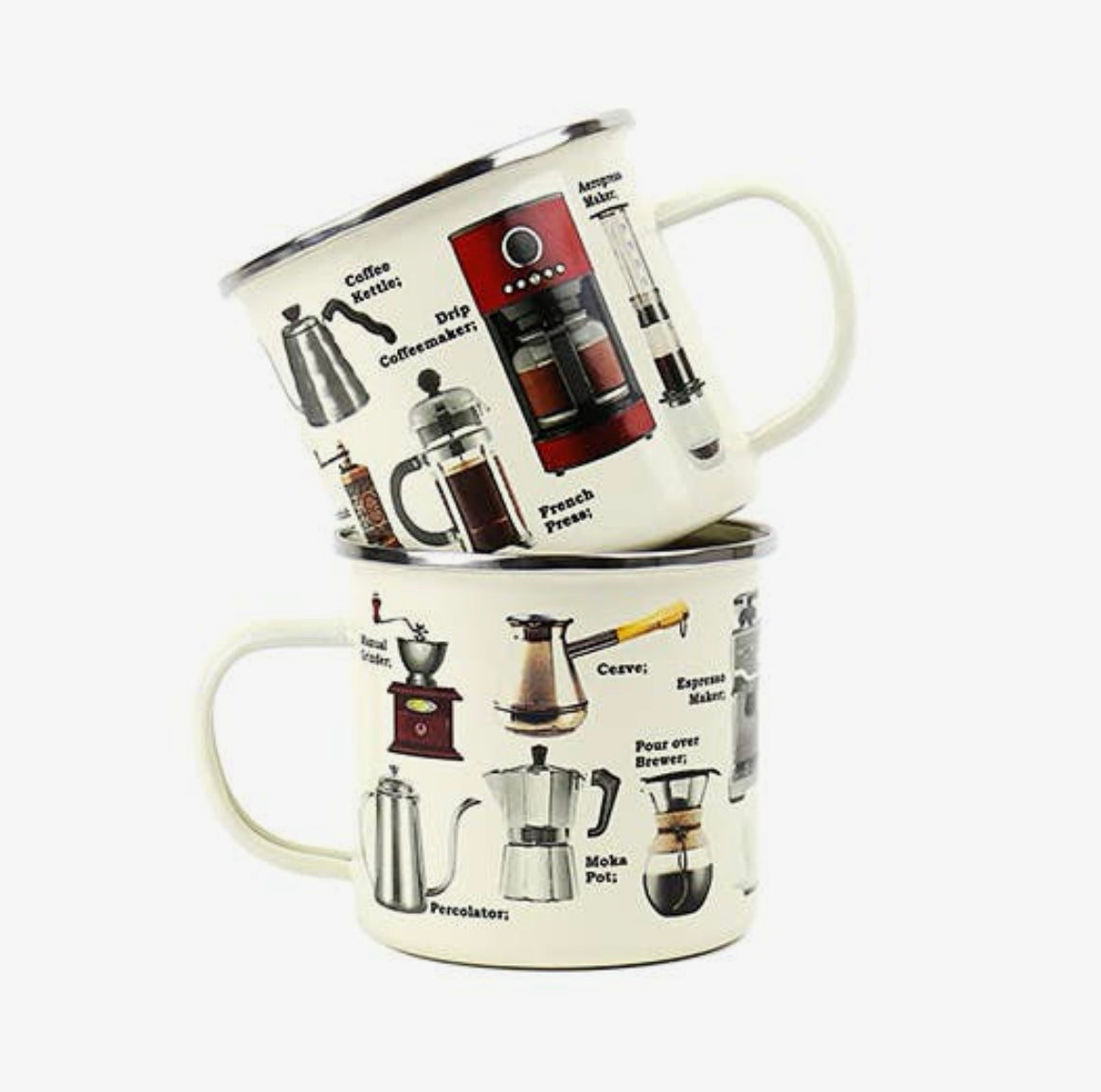 Coffee Enamel Mug