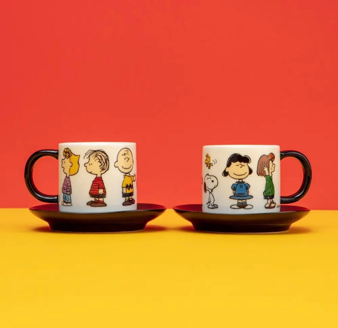 Peanuts Gang Espresso Set of Two