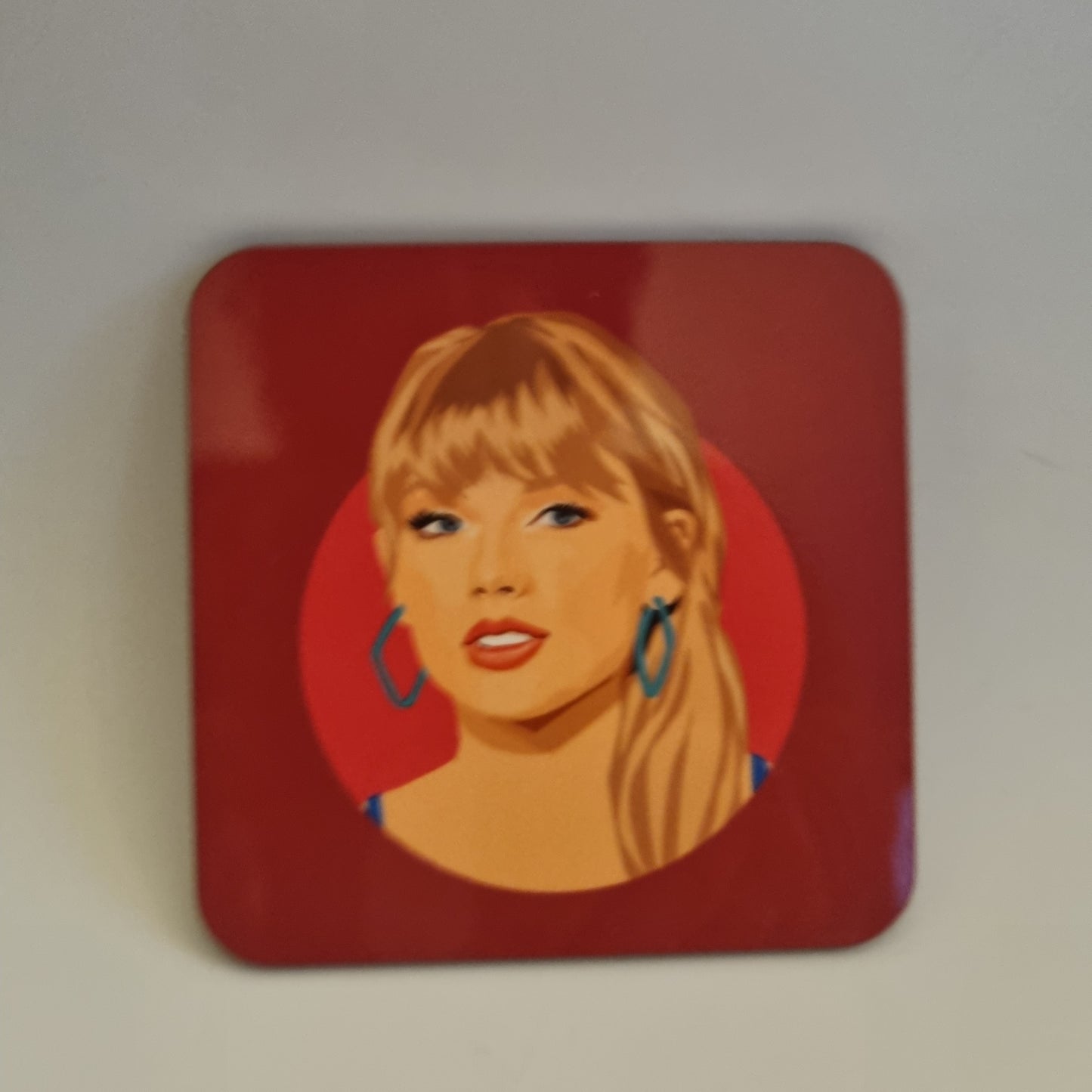 Taylor Swift Coaster - Maroon