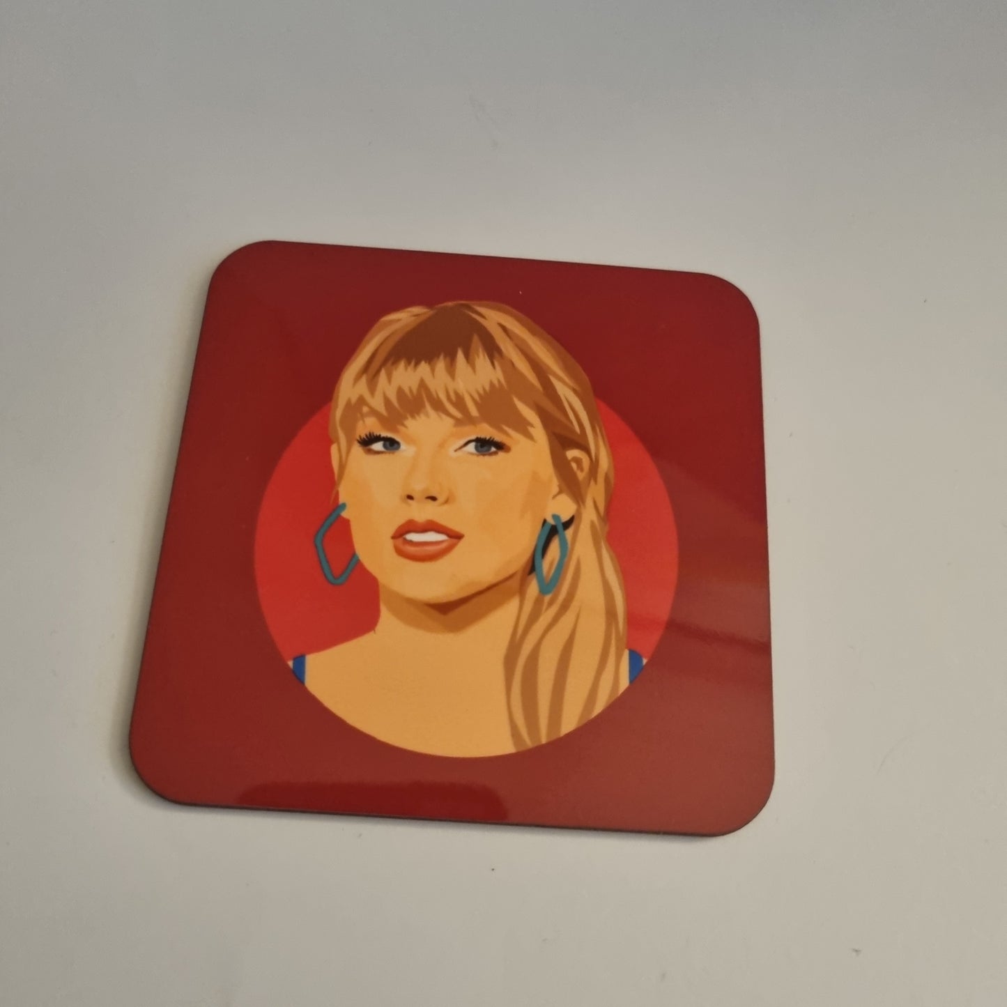 Taylor Swift Coaster - Maroon