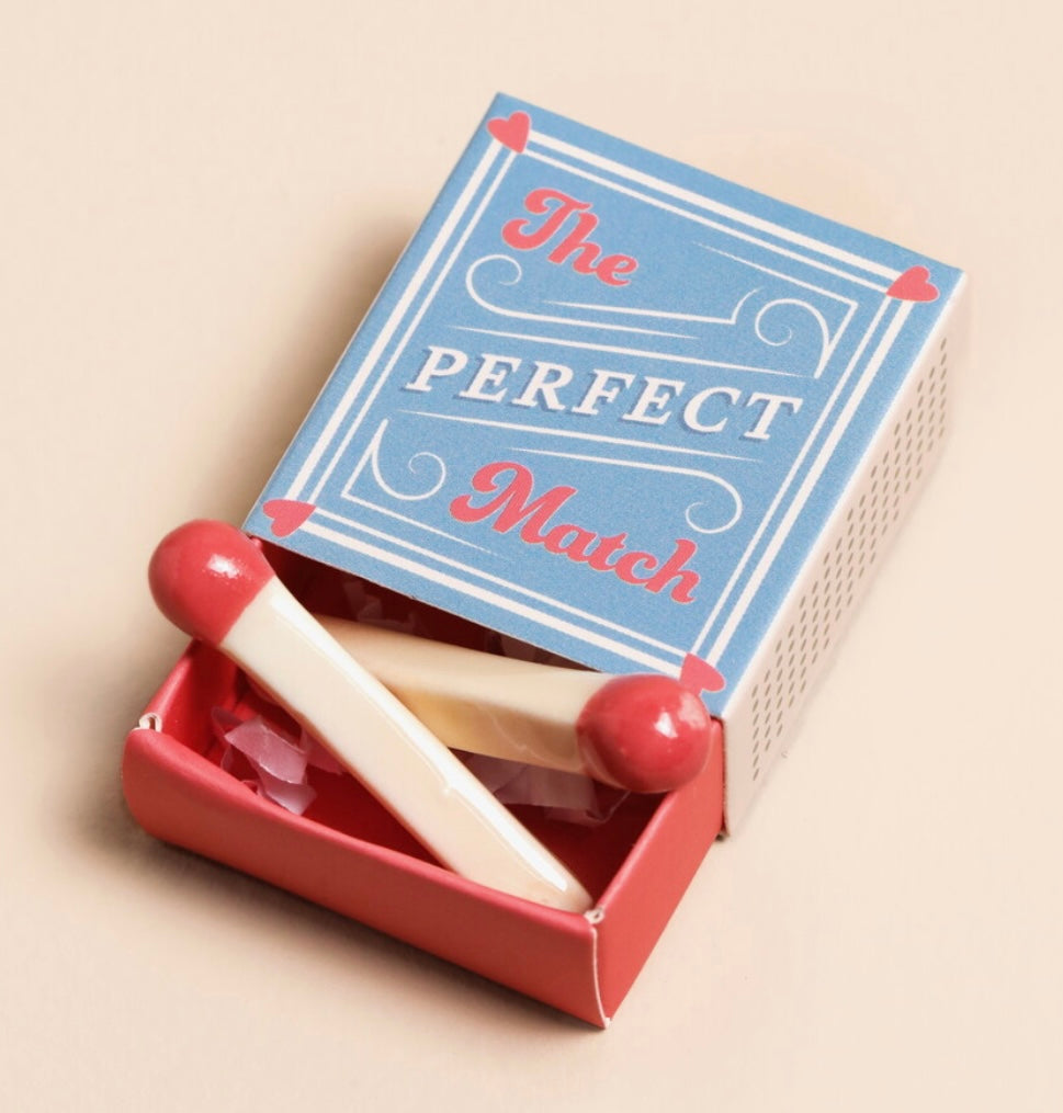 Tiny Matchbox Ceramic Match Token