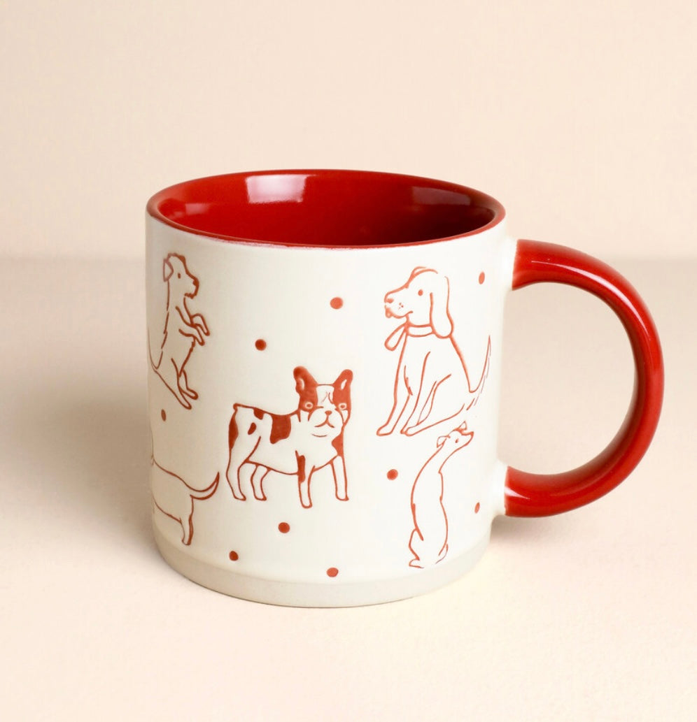 Ceramic Neutral Dogs Mug