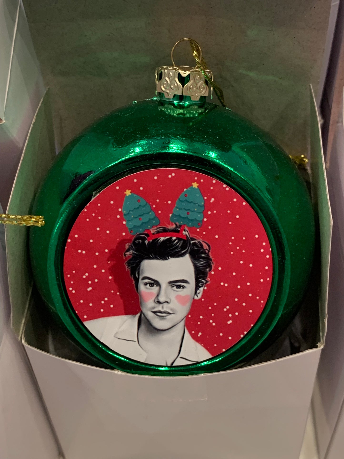 Harry Styles Christmas Bauble