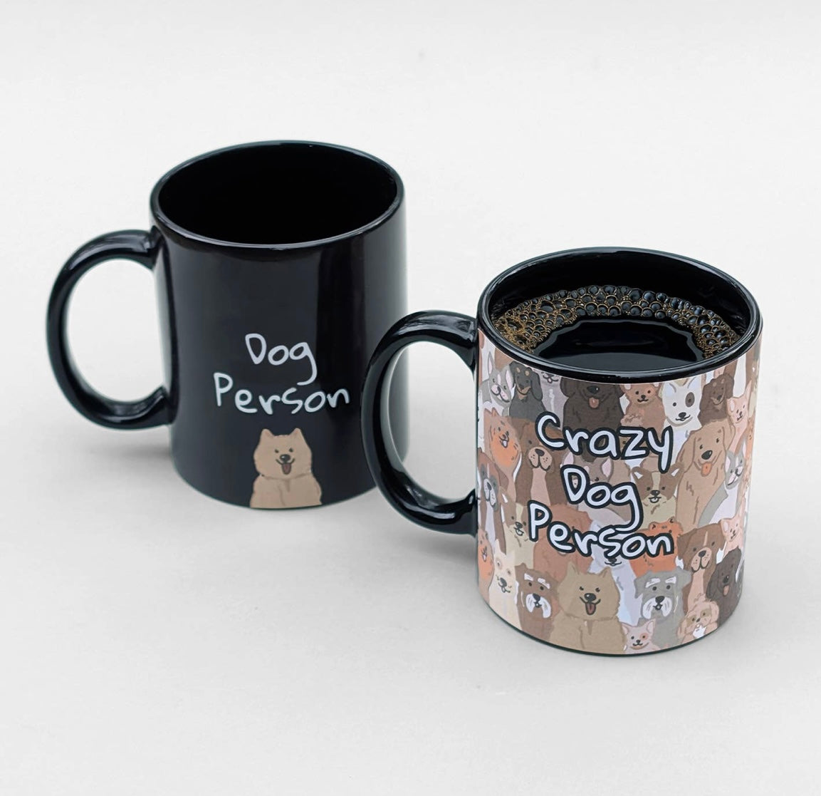 Crazy Dog Person Heat Change Mug