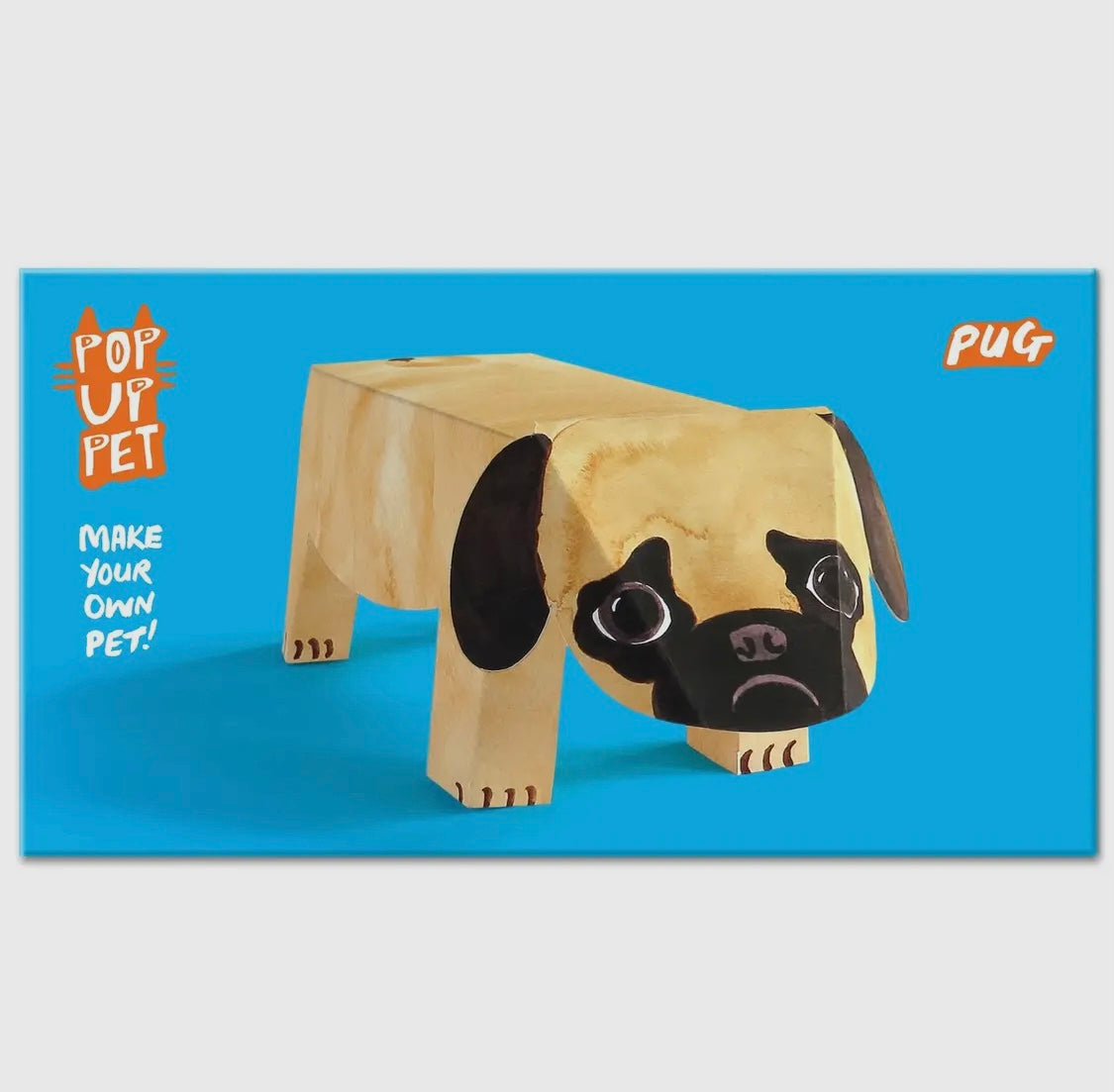 Pop Up Pet - Pug - Paper Pet Gift