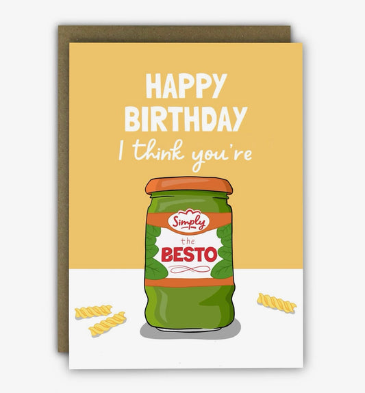 Simply The Besto Birthday Card