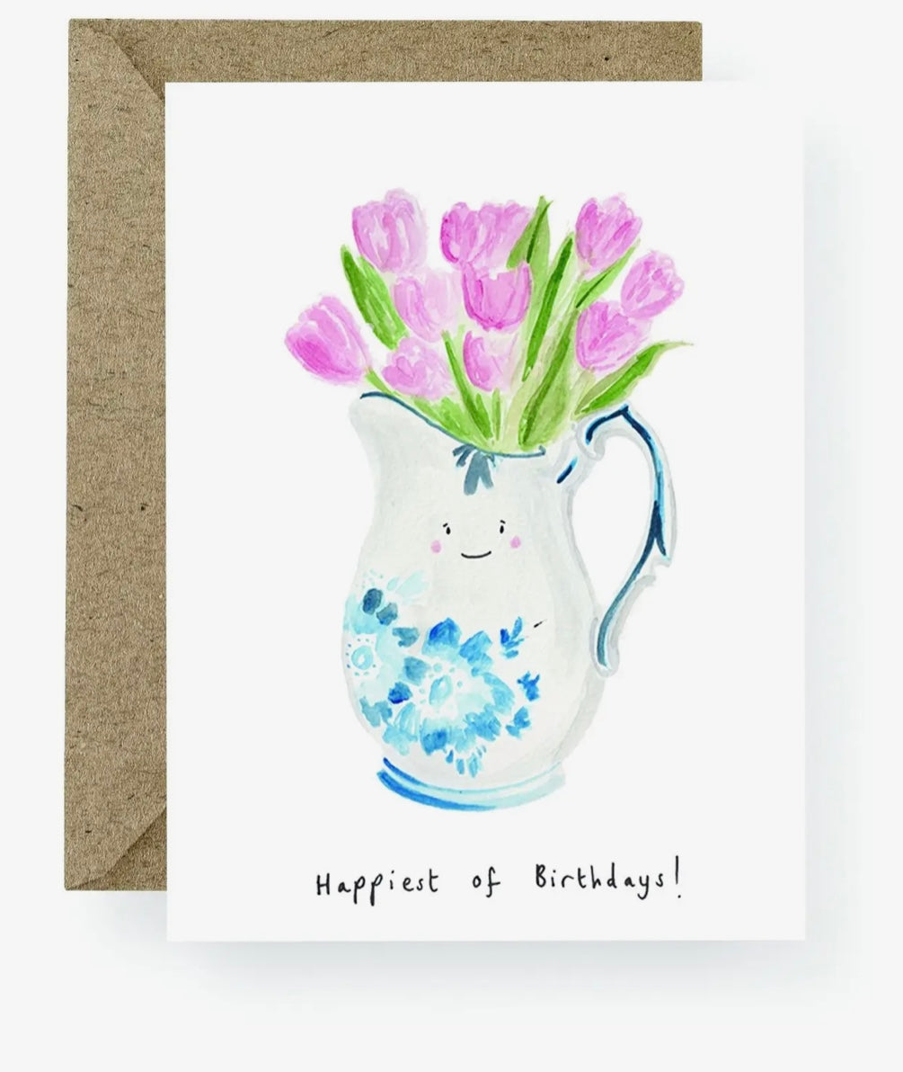 Tulips Birthday Card
