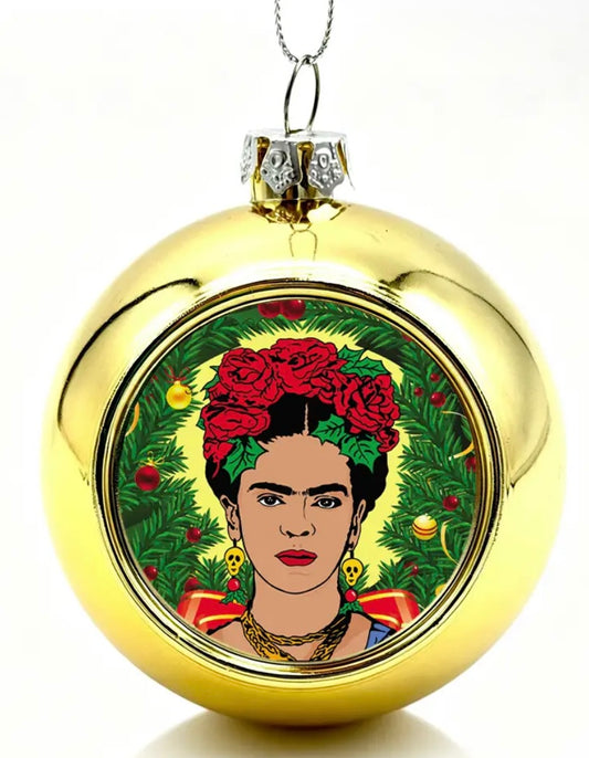 Frida Khalo Christmas Bauble