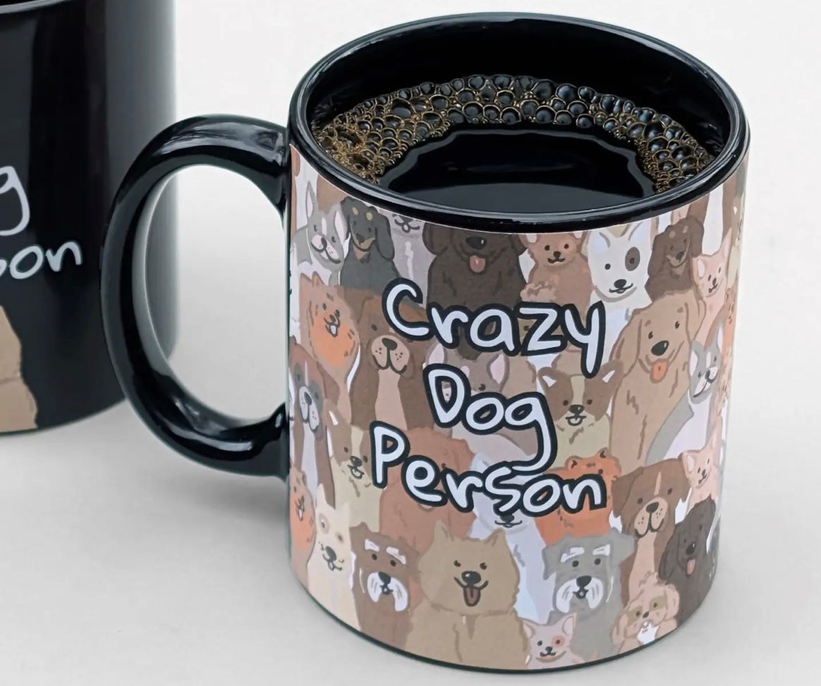 Crazy Dog Person Heat Change Mug