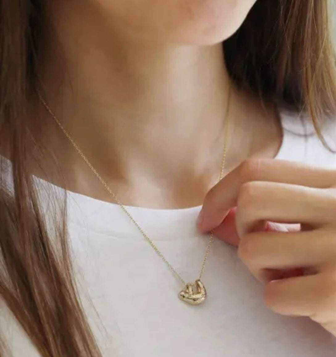 Gold Sloth Necklace