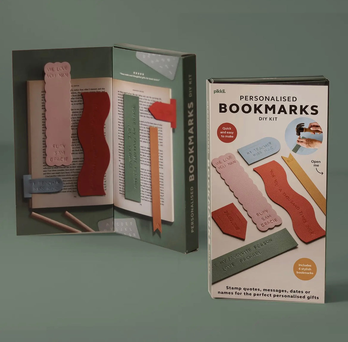 Personalised Bookmarks DIY Kit