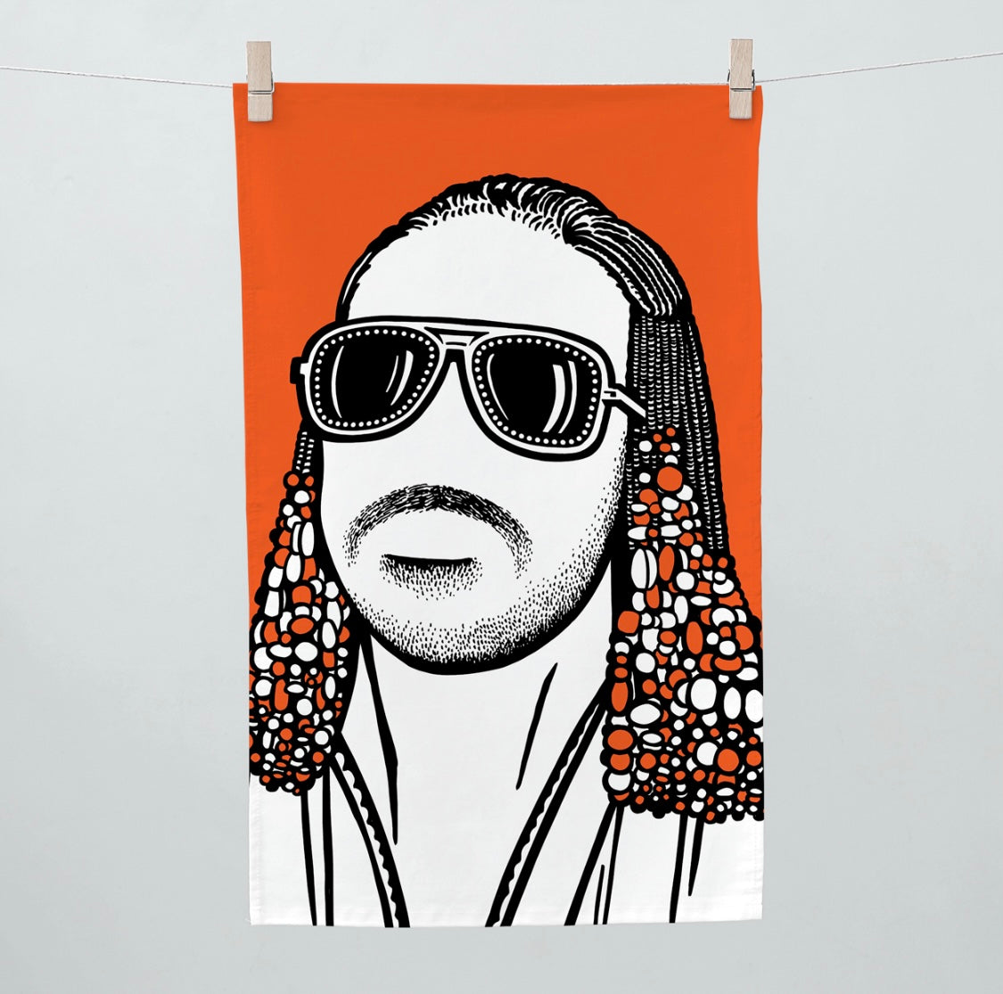 Stevie Wonder Tea Towel