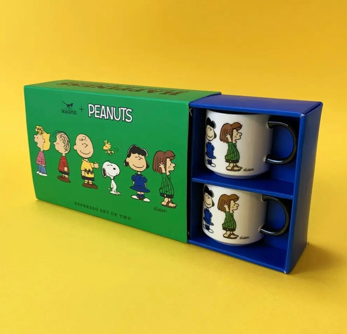 Peanuts Gang Espresso Set of Two