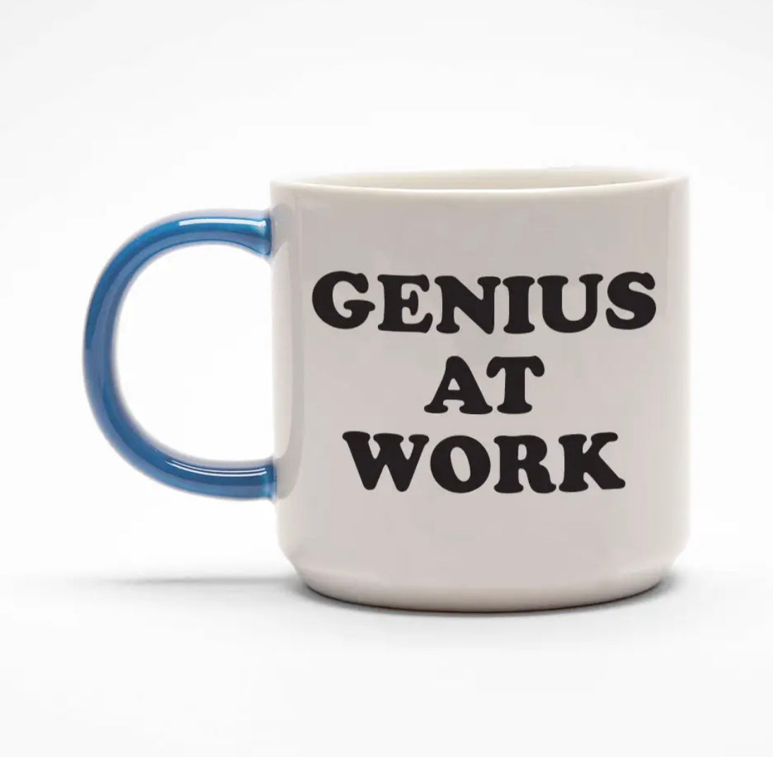 Peanuts Genius At Work Mug