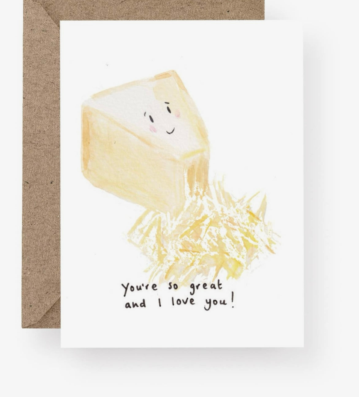 You’re So Great Cheese Card