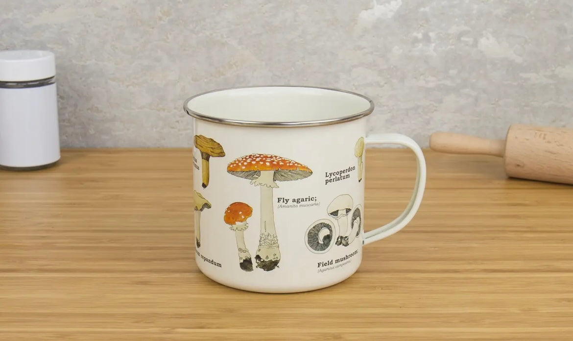 Mushroom Enamel Mug