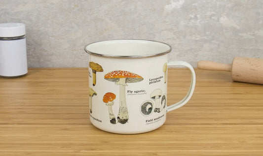 Mushroom Enamel Mug
