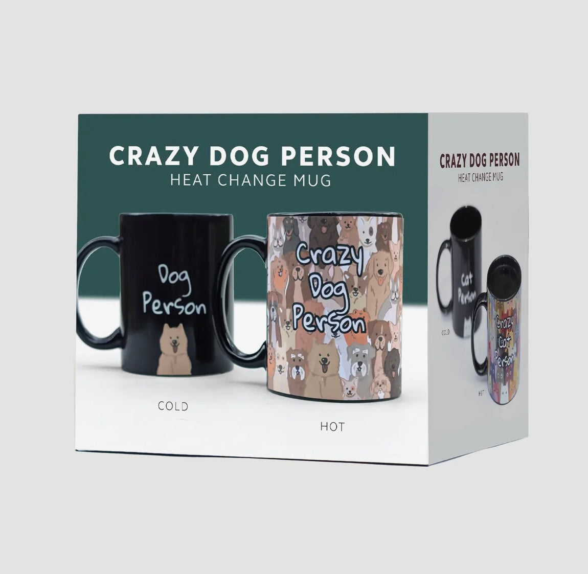 Crazy Dog Person Heat Change Mug