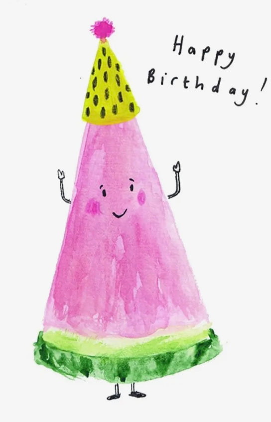 Watermelon Birthday Card