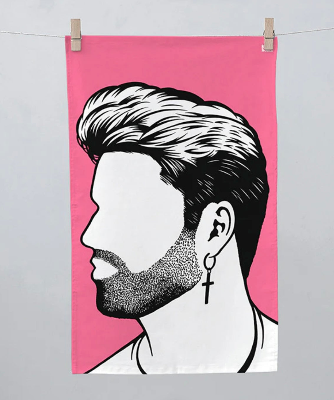 George Michael Tea Towel