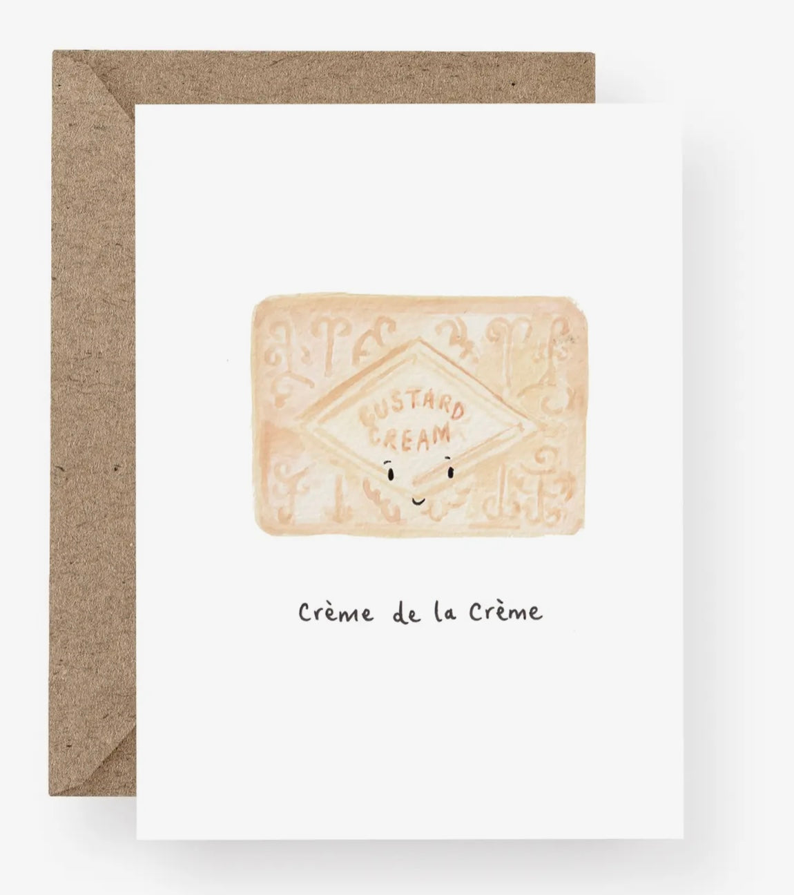 Creme De La Creme Custard Cream Card