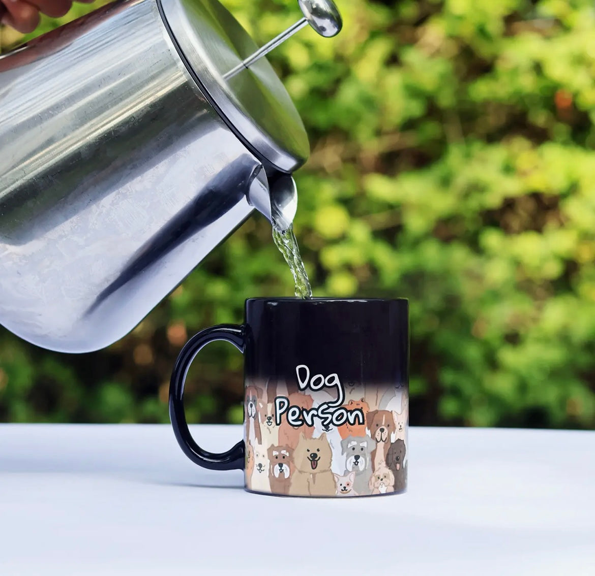 Crazy Dog Person Heat Change Mug