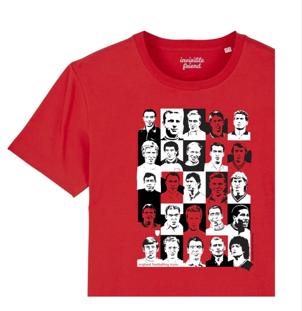 England Footballing Icons T-Shirt