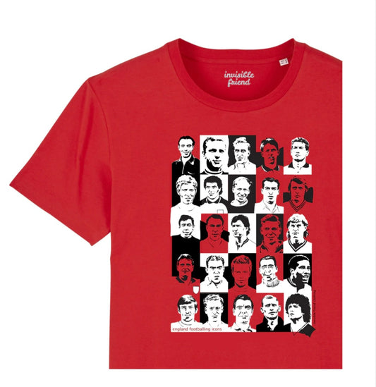England Footballing Icons T-Shirt
