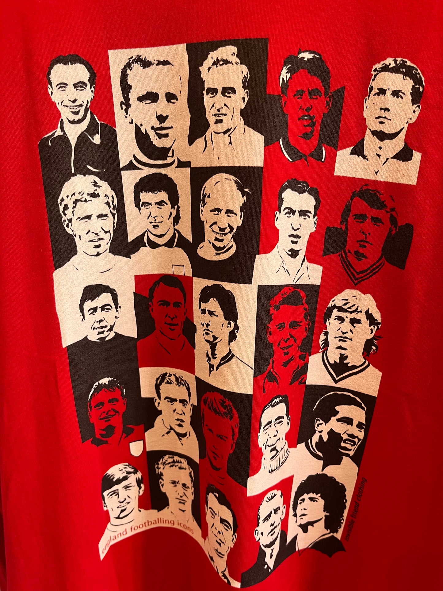 England Footballing Icons T-Shirt