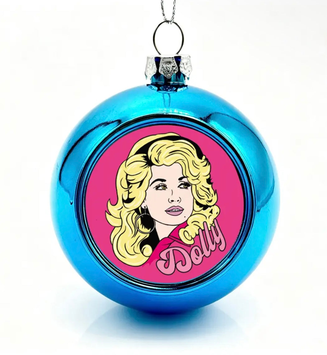 Dolly Parton Christmas Bauble