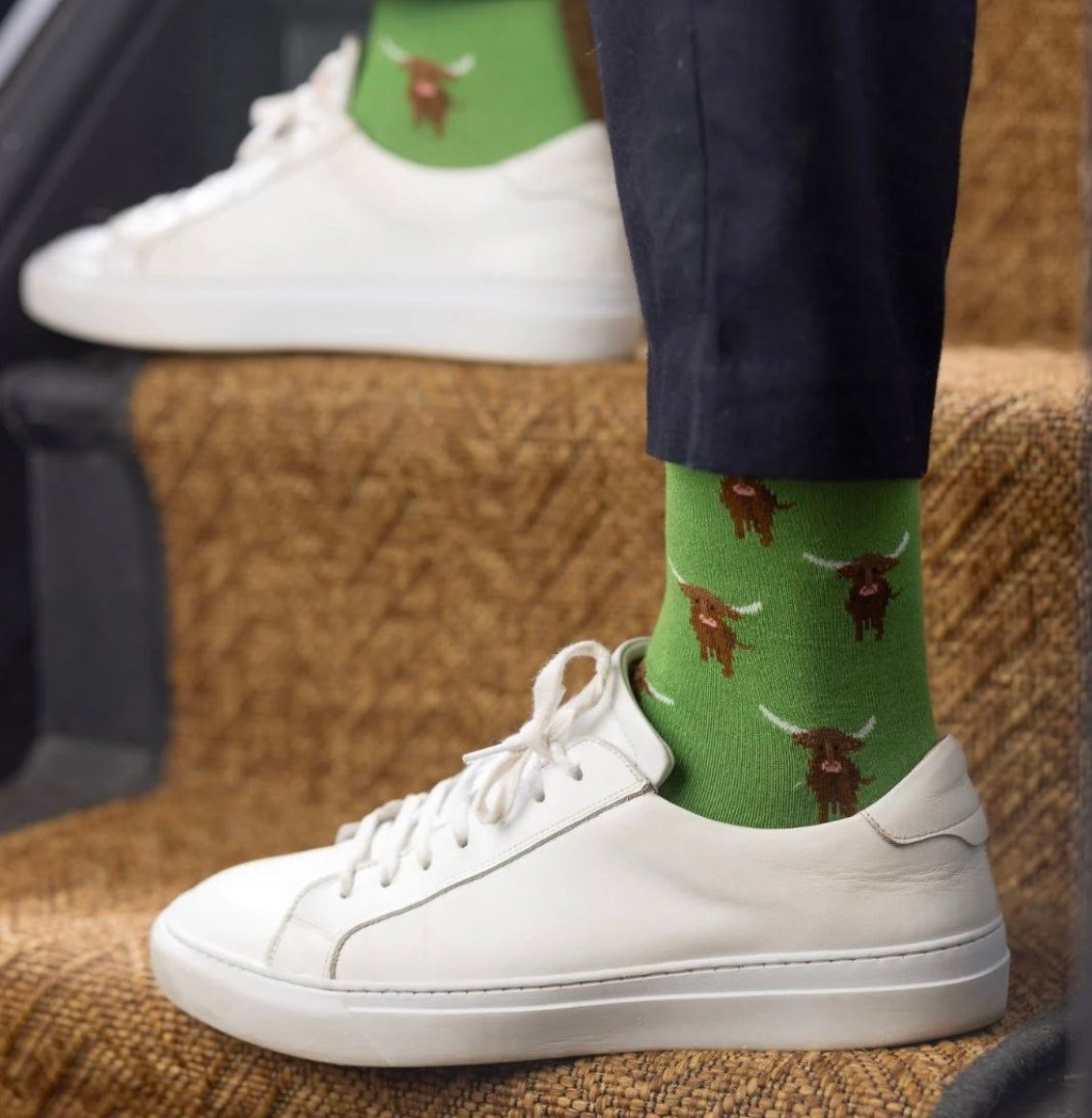 Highland Cow Bamboo Socks