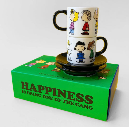 Peanuts Gang Espresso Set of Two