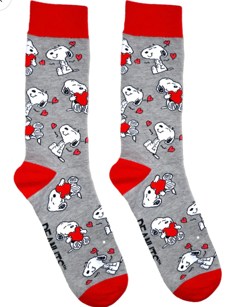 Snoopy in love socks - Womens
