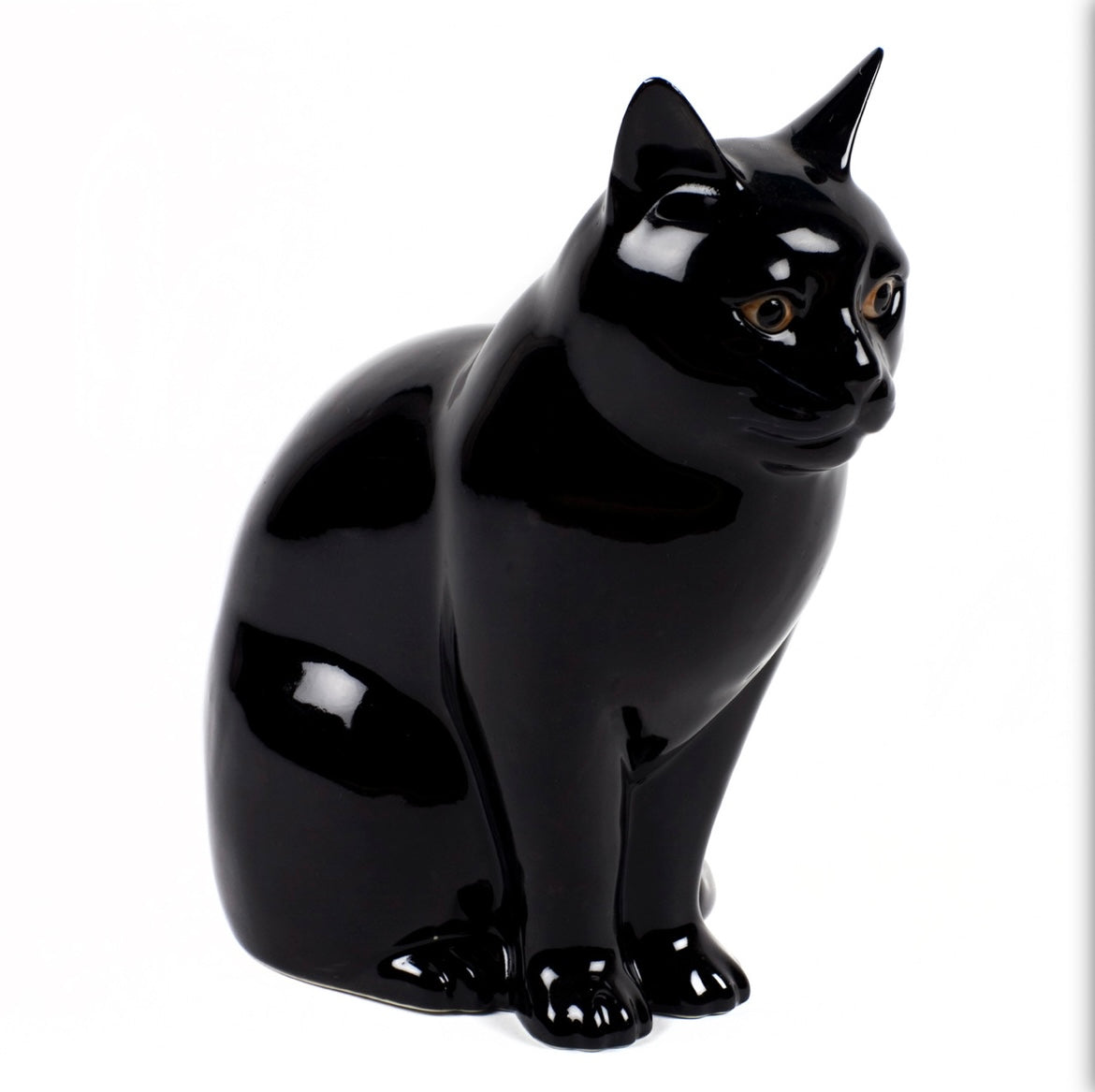 Black Cat Vase