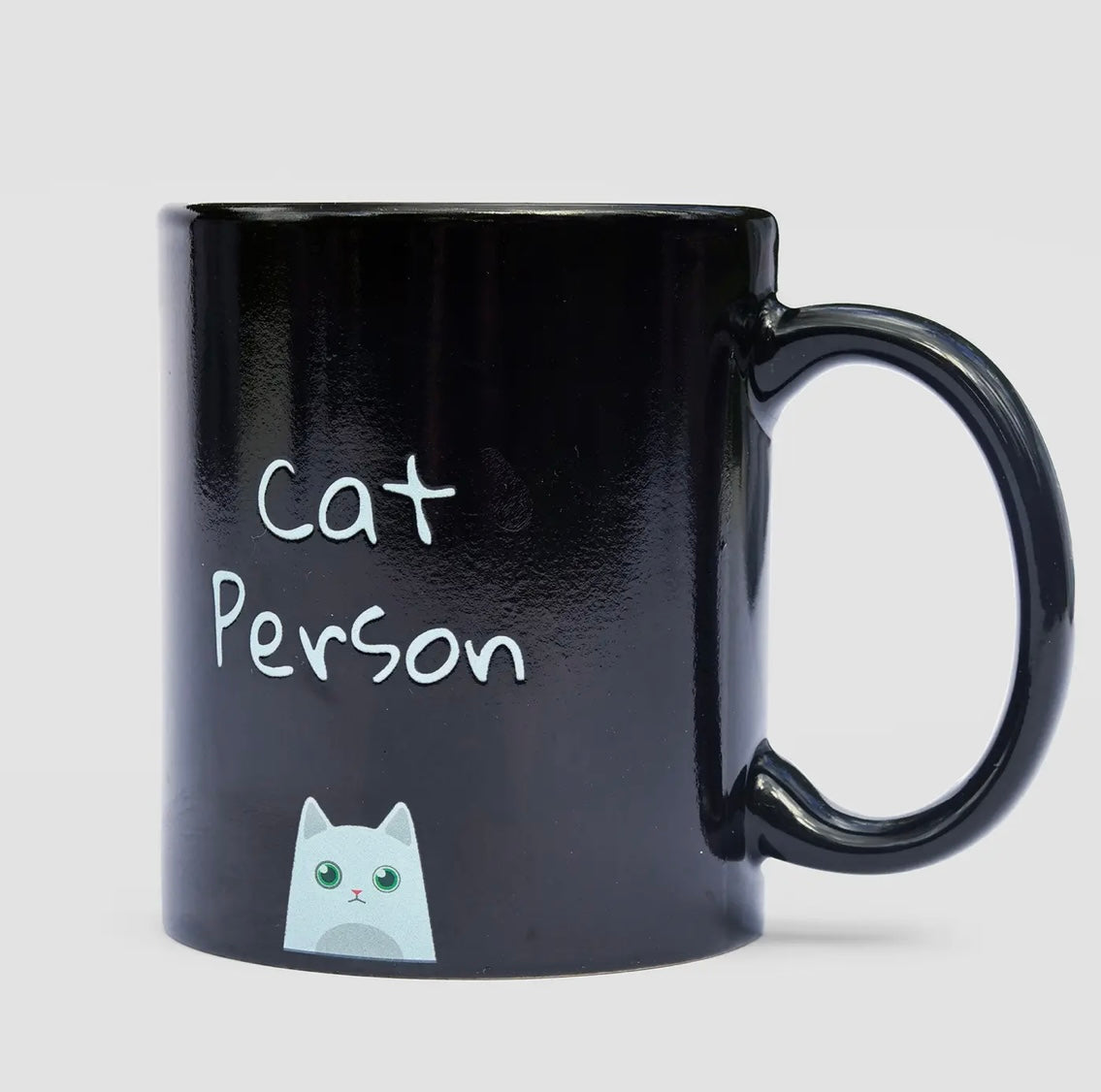 Crazy Cat Person Heat Change Mug
