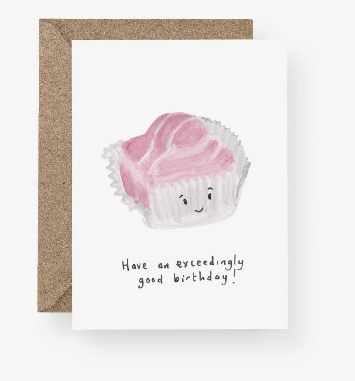 Pink French Fancy Birthday Card