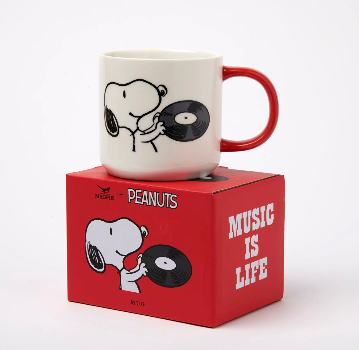 Peanuts Music Is Life Mug