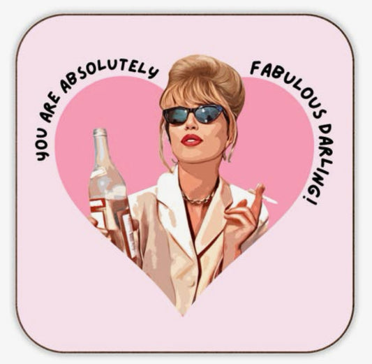 Absolutely Fabulous Darling Coaster