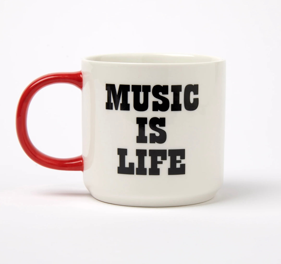 Peanuts Music Is Life Mug